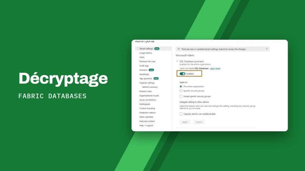 Décryptage Fabric Databases : Bannière Kwanzeo : décryptage de la nouvelle offre Microsoft Fabric
