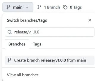 Création d'une branche release pour déclencher le déploiement PROD.
