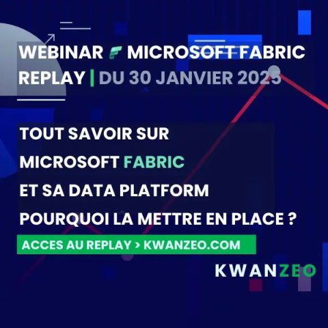 Visuel du replay du webinaire « Tout savoir sur Microsoft Fabric et sa Data Platform » du 30 janvier 2025