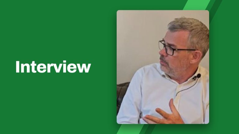 Hubert de Charnacé, président de Kwanzeo, pendant l'interview filmée sur Power BI