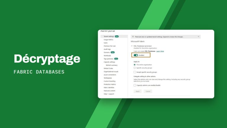 Décryptage Fabric Databases : Bannière Kwanzeo : décryptage de la nouvelle offre Microsoft Fabric