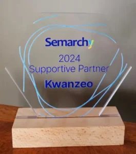 Le trophée Supportive Partner of the Year remis à Kwanzeo par Semarchy