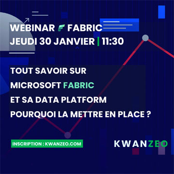 Illustration du webinar "Tout savoir sur Microsoft Fabric et sa Data Platform", le 30 janvier 2025.