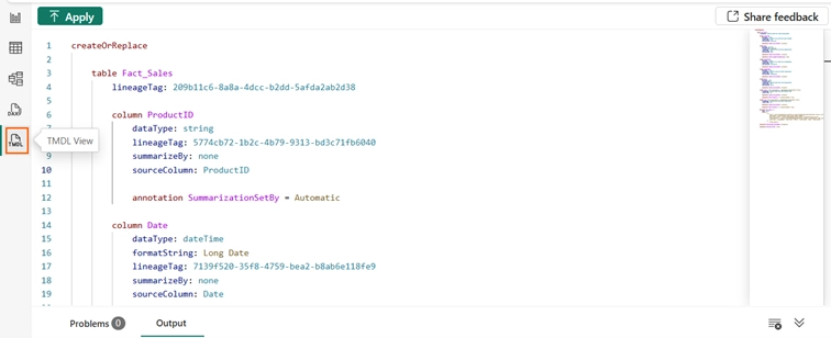 Vue TMDL de Power BI facilitant la collaboration et la gestion des modèles sémantiques