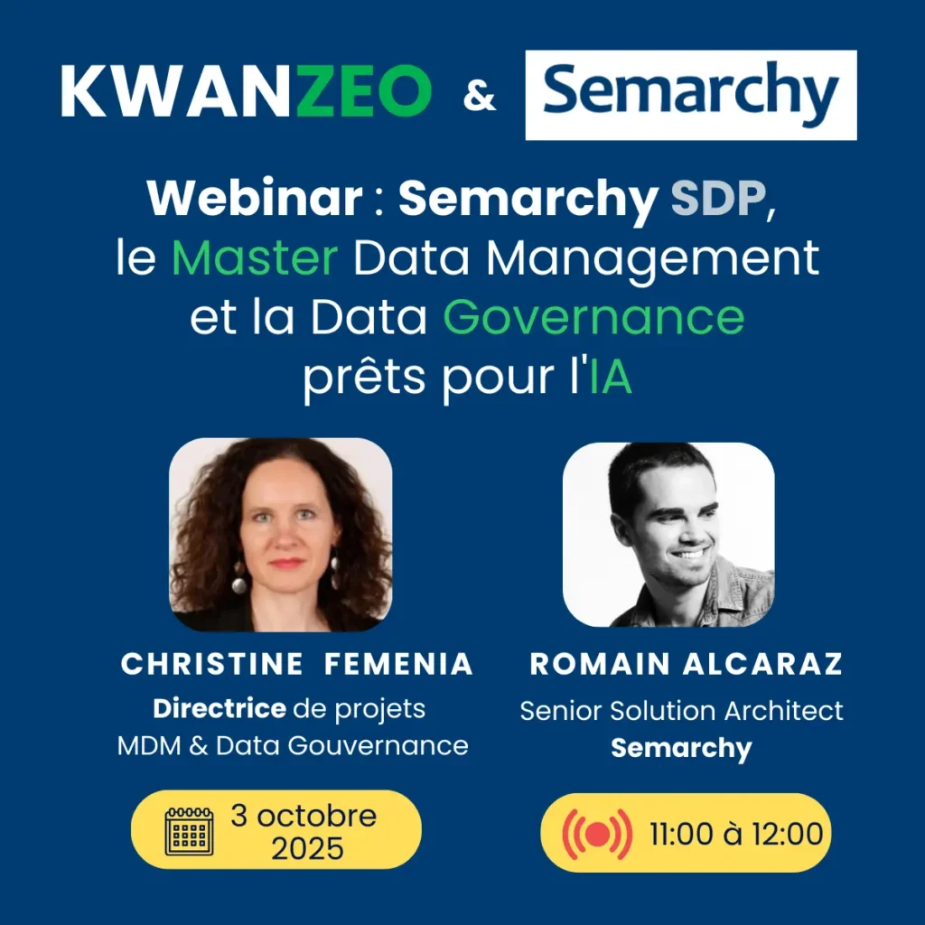 Webinaire sur la Semarchy SDP pour le MDM et la Data Governance prêts pour l'IA