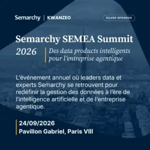 Kwanzeo partenaire du Semarchy Summit France 2026 – Paris
